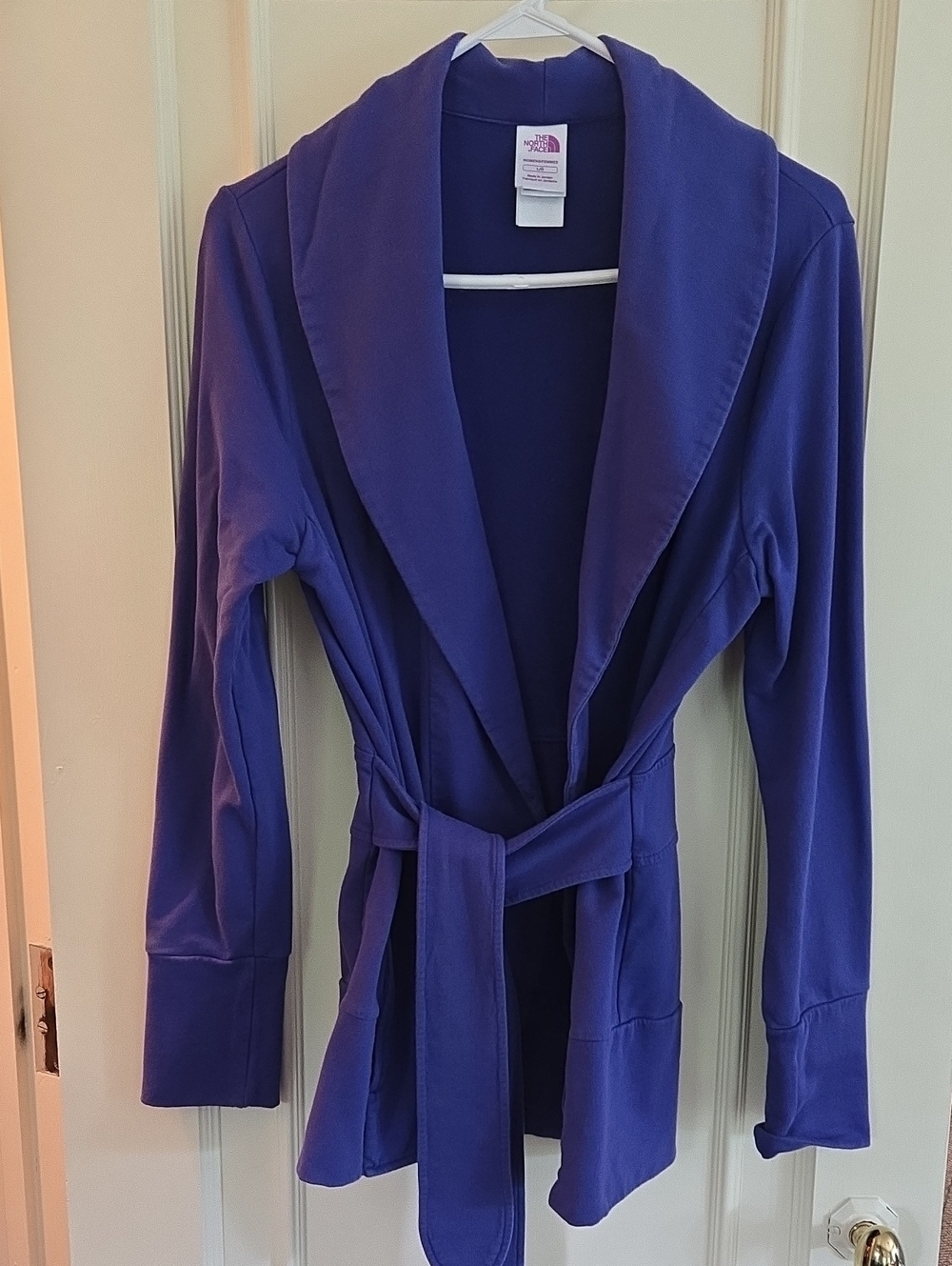 The North Face Women's Deep Purple Shawl Collar Wrap Jacket
